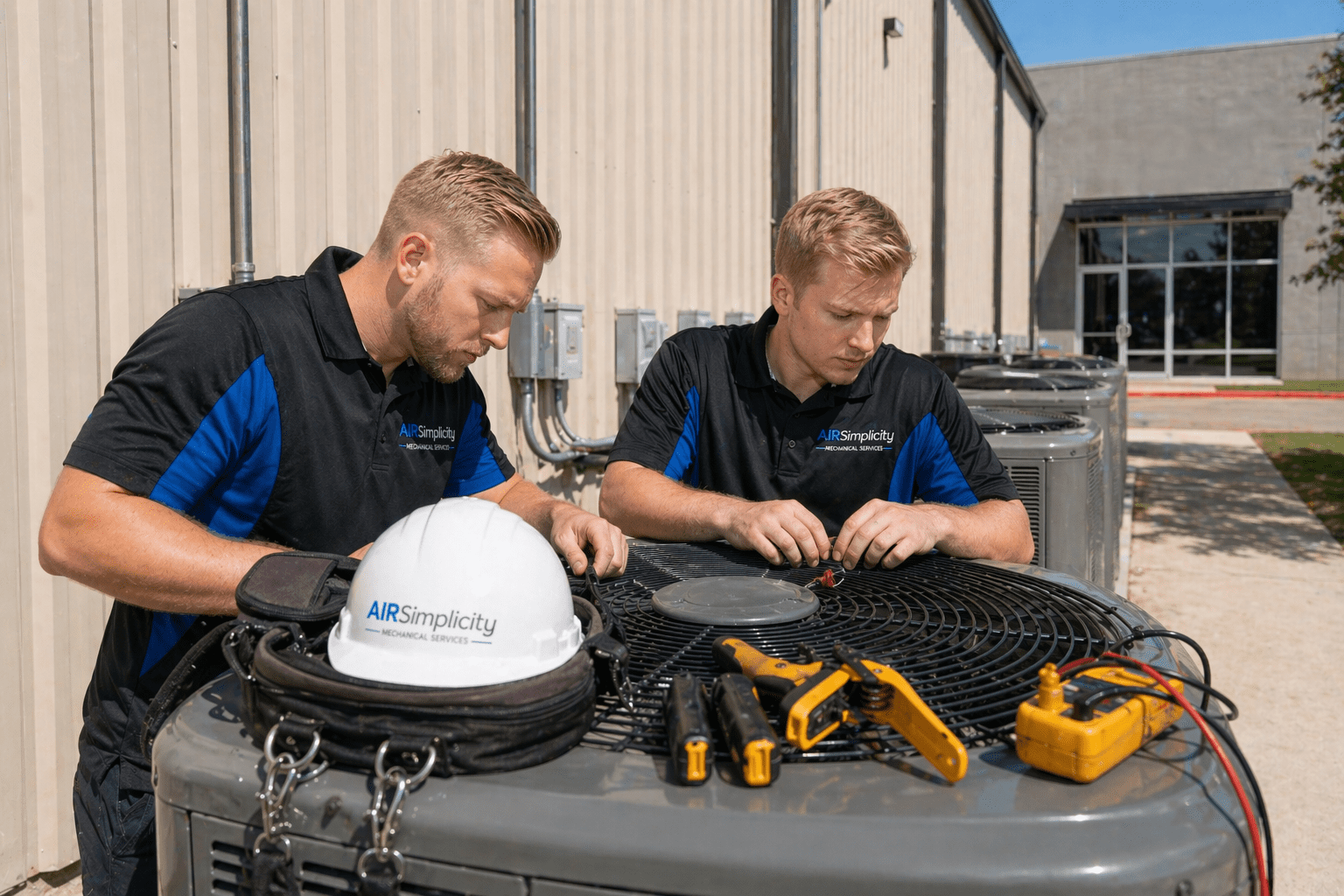 Two Techs working 2.1